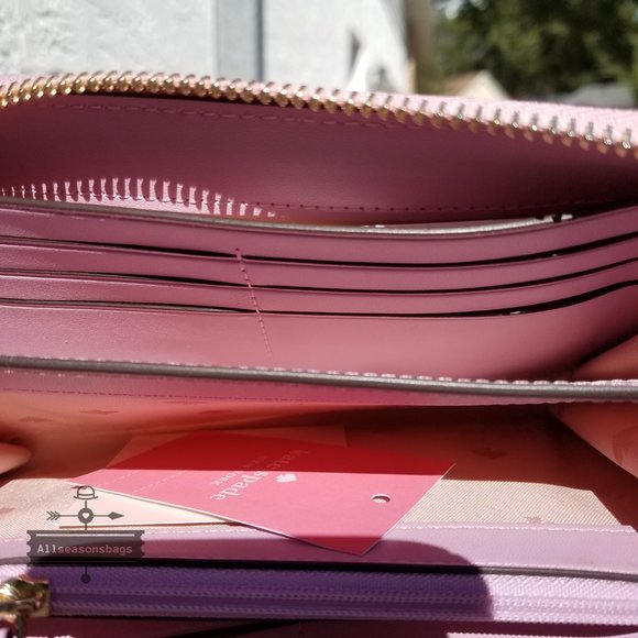 Kate Spade Lola Glitter Large Continental pink - Picture 11 of 11